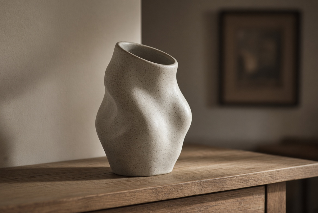 Ceramic vase with character – simple home decor items under 200