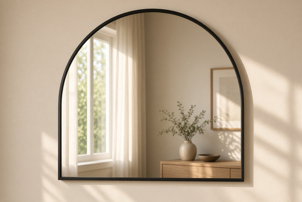 Round arched mirror as one of the best home decor items under 200