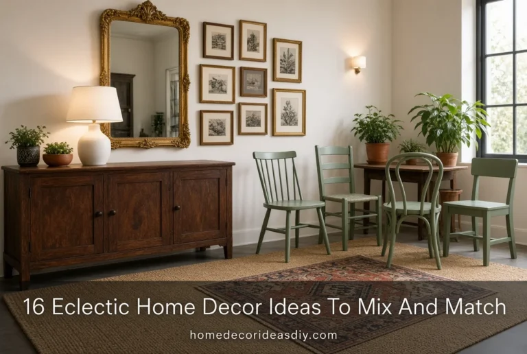 16 Eclectic Home Decor Ideas To Mix And Match