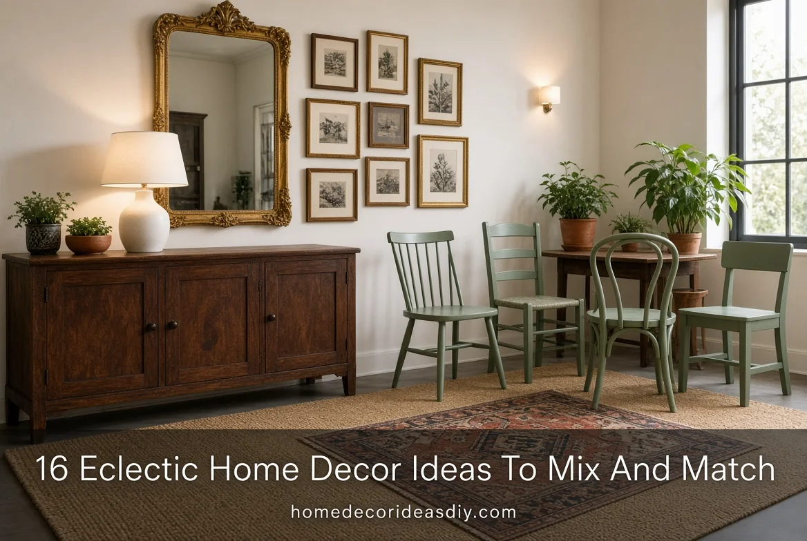 16 Eclectic Home Decor Ideas To Mix And Match