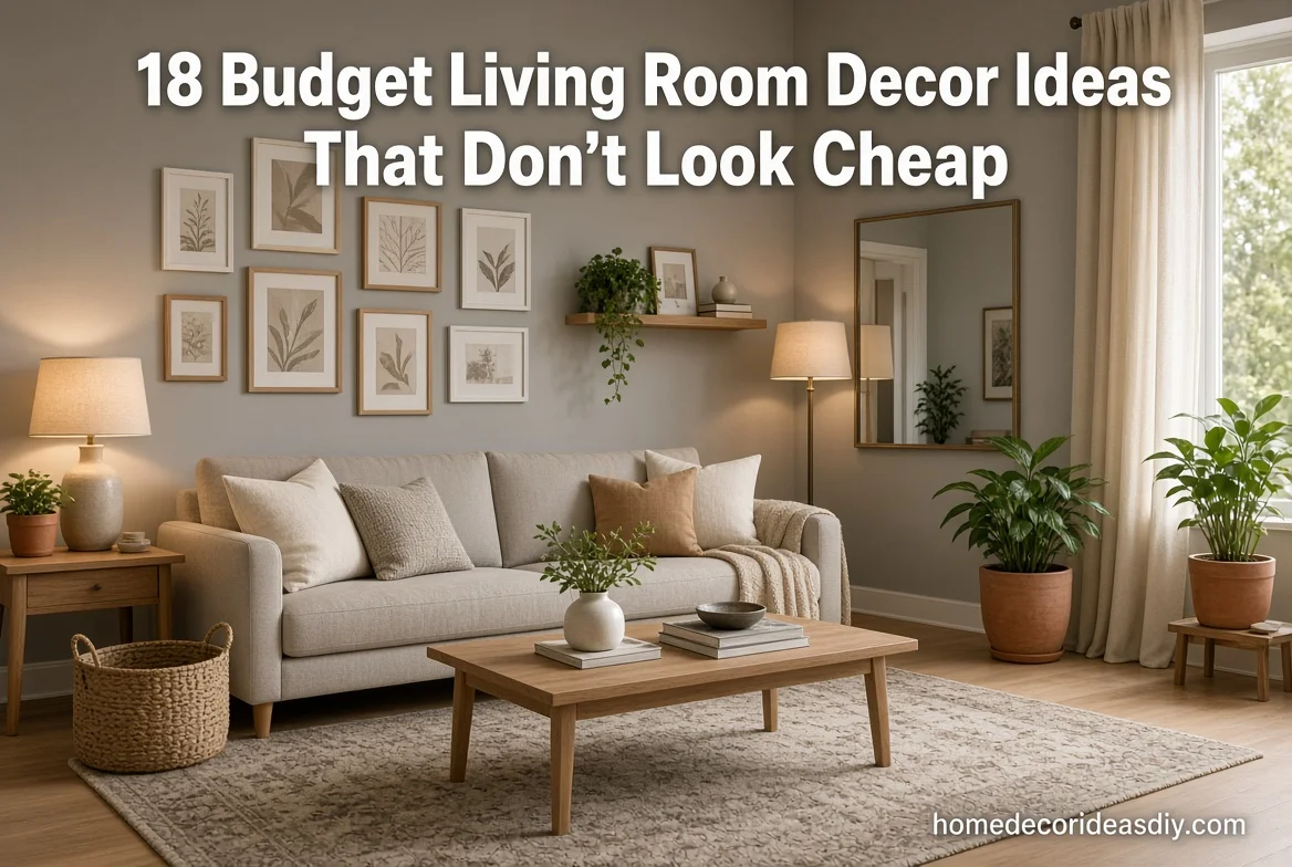 18 Budget Living Room Decor Ideas That Don’t Look Cheap