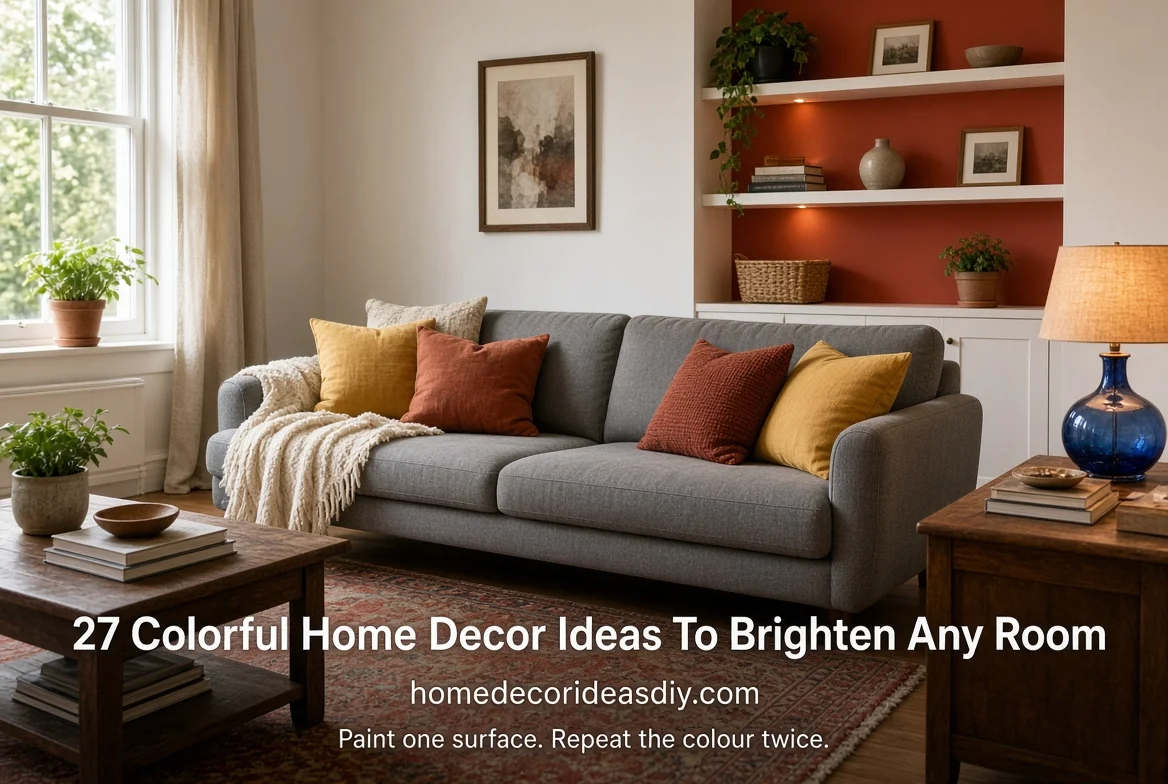 27 Colorful Home Decor Ideas To Brighten Any Room