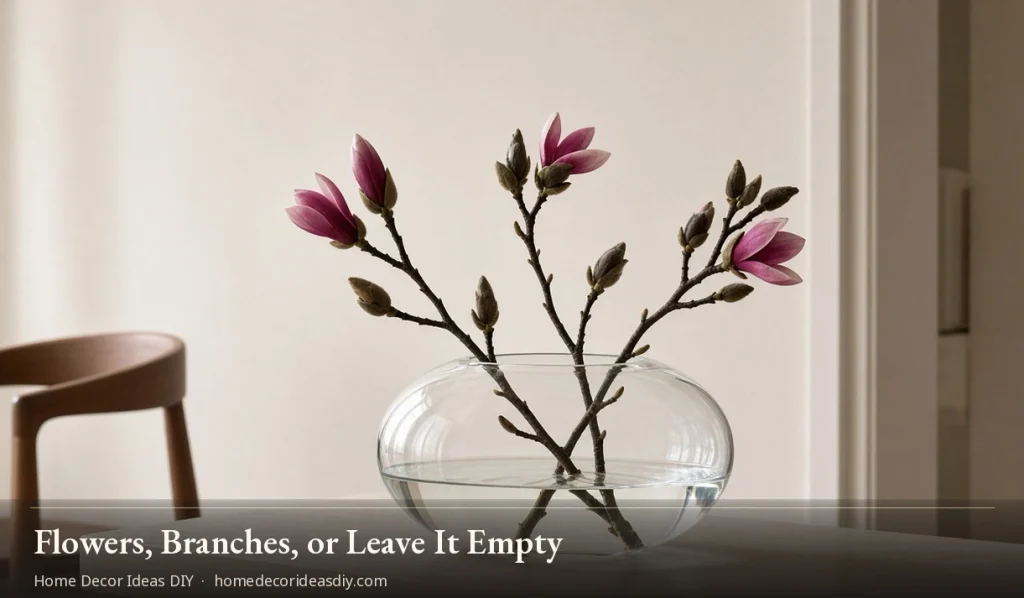 Flowers, Branches, or Leave It Empty — Home Decor Ideas DIY
