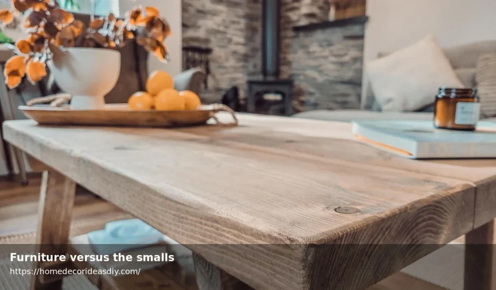 Solid wood table that holds a room better than catalog smalls