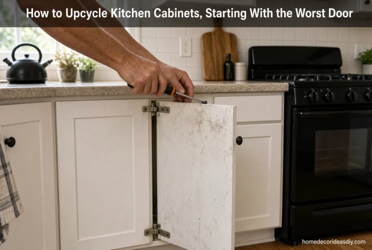 How to Upcycle Kitchen Cabinets, Starting With the Worst Door