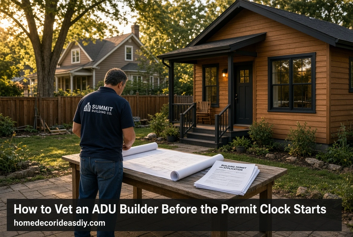 How to Vet an ADU Builder Before the Permit Clock Starts