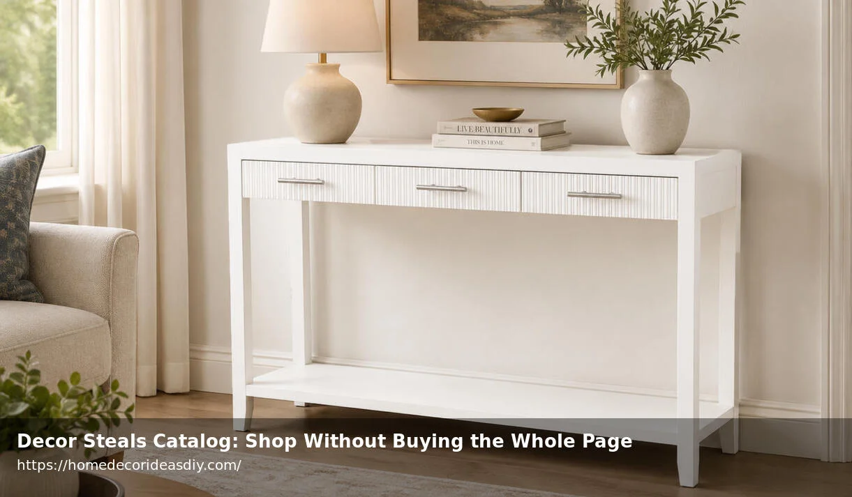 Shop the Decor Steals Catalog Without Buying the Whole Page