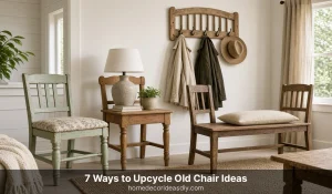 7 Ways to Upcycle Old Chair Ideas For Home Decor