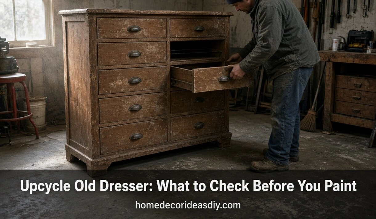 Upcycle Old Dresser: What to Check Before You Paint