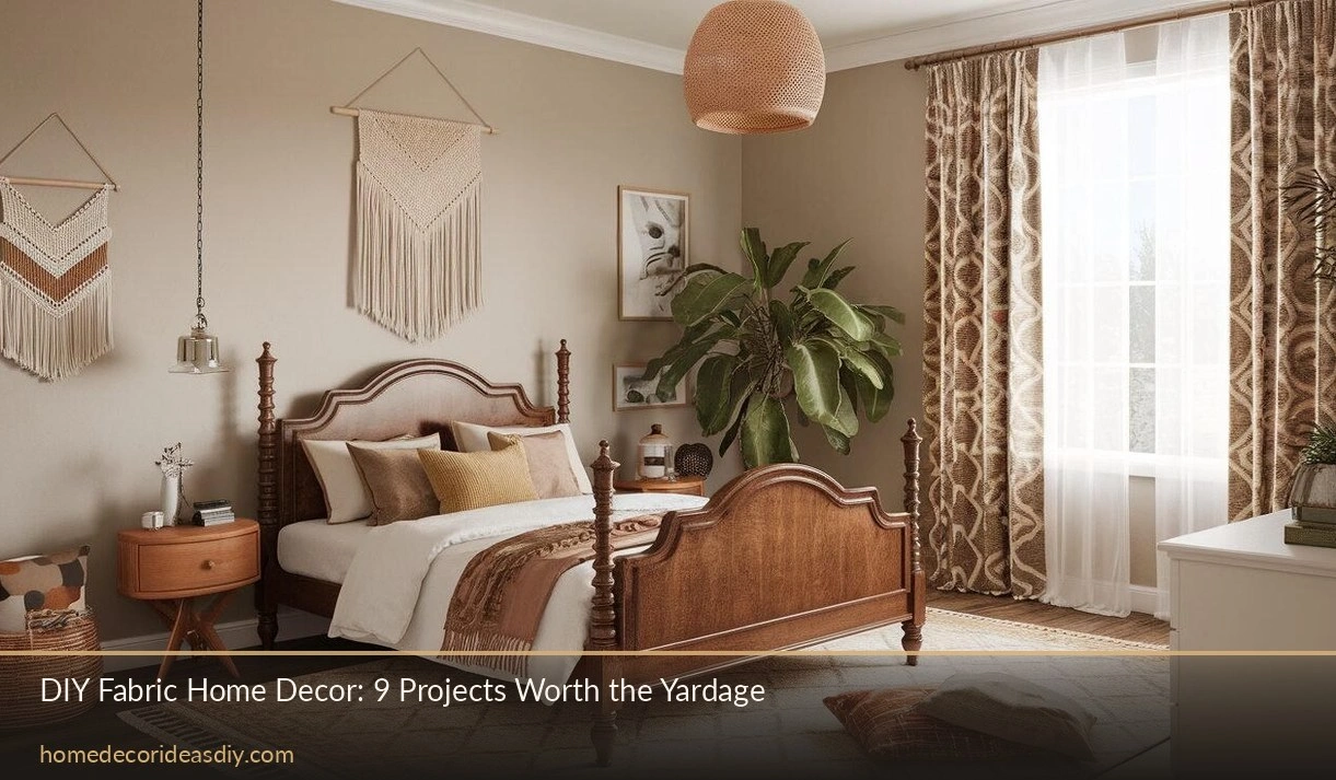 DIY Fabric Home Decor: 9 Projects Worth the Yardage