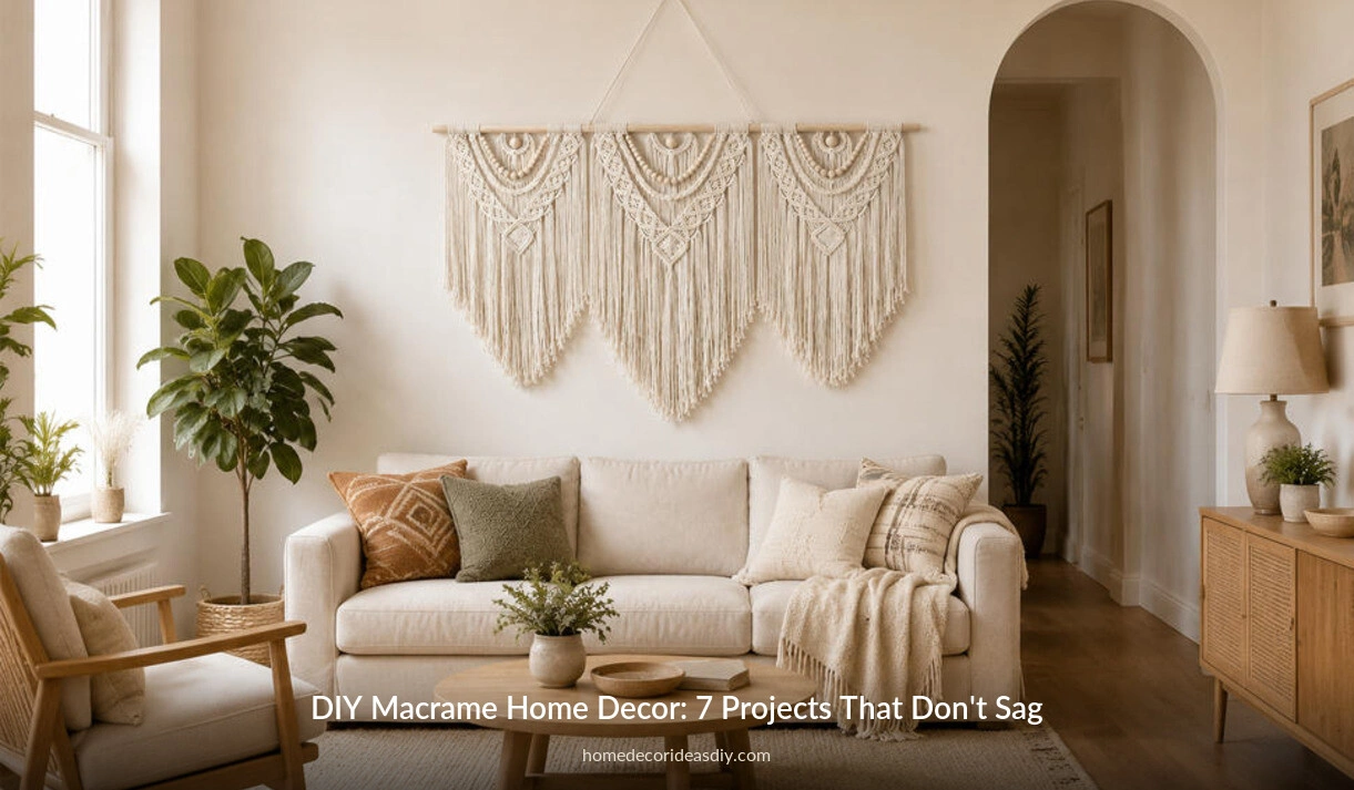 DIY Macrame Home Decor: 7 Projects That Don’t Sag or Fray