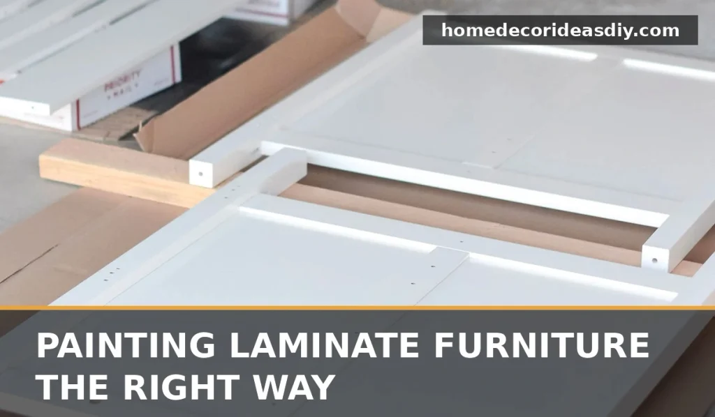 Cleaning furniture with TSP substitute degreaser before painting without sanding