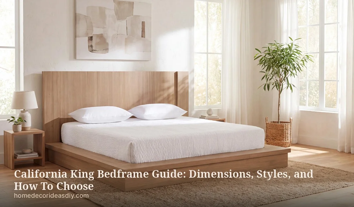 California King Bedframe Guide: Dimensions, Styles, and How To Choose