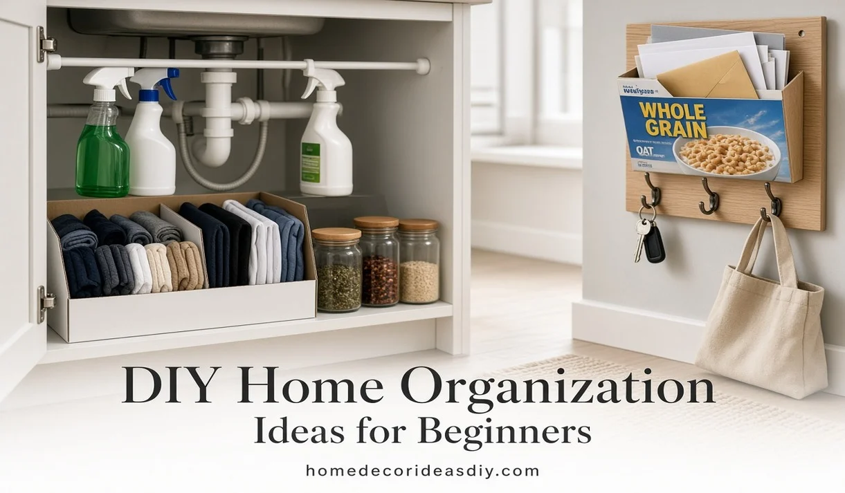 DIY Home Organization Ideas for Beginners: 5 Easy Projects to Start With