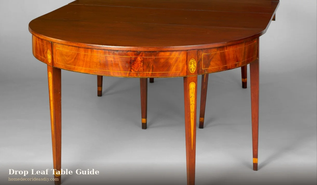 Drop Leaf Table Guide: Types, Styling And Easy DIY Ideas