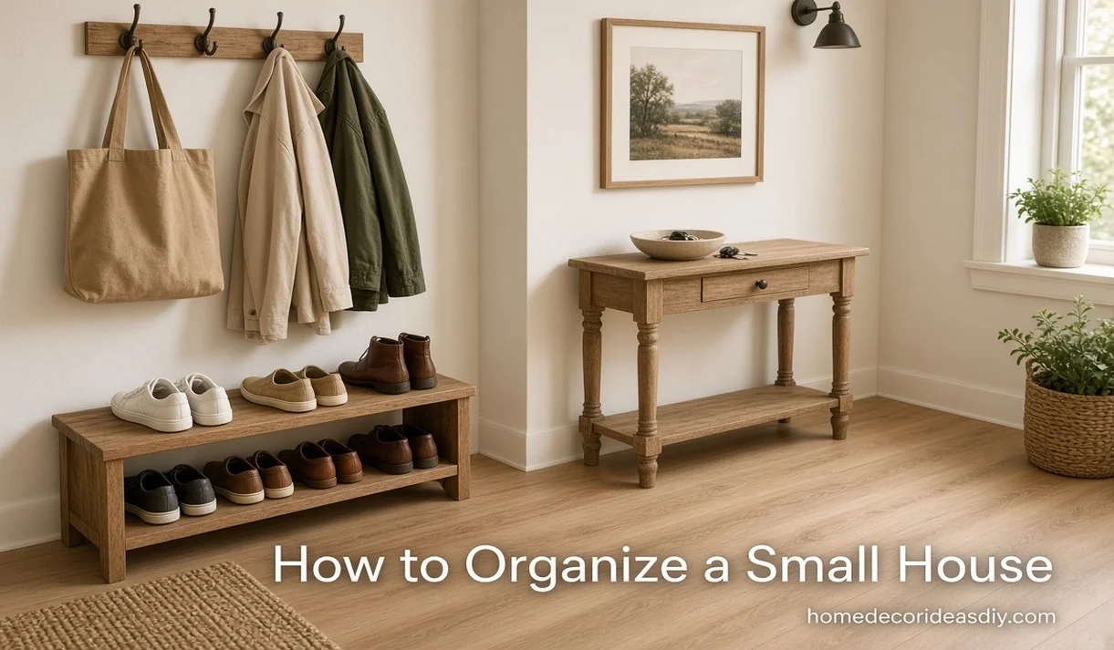How to Organize a Small House: Room-by-Room Guide