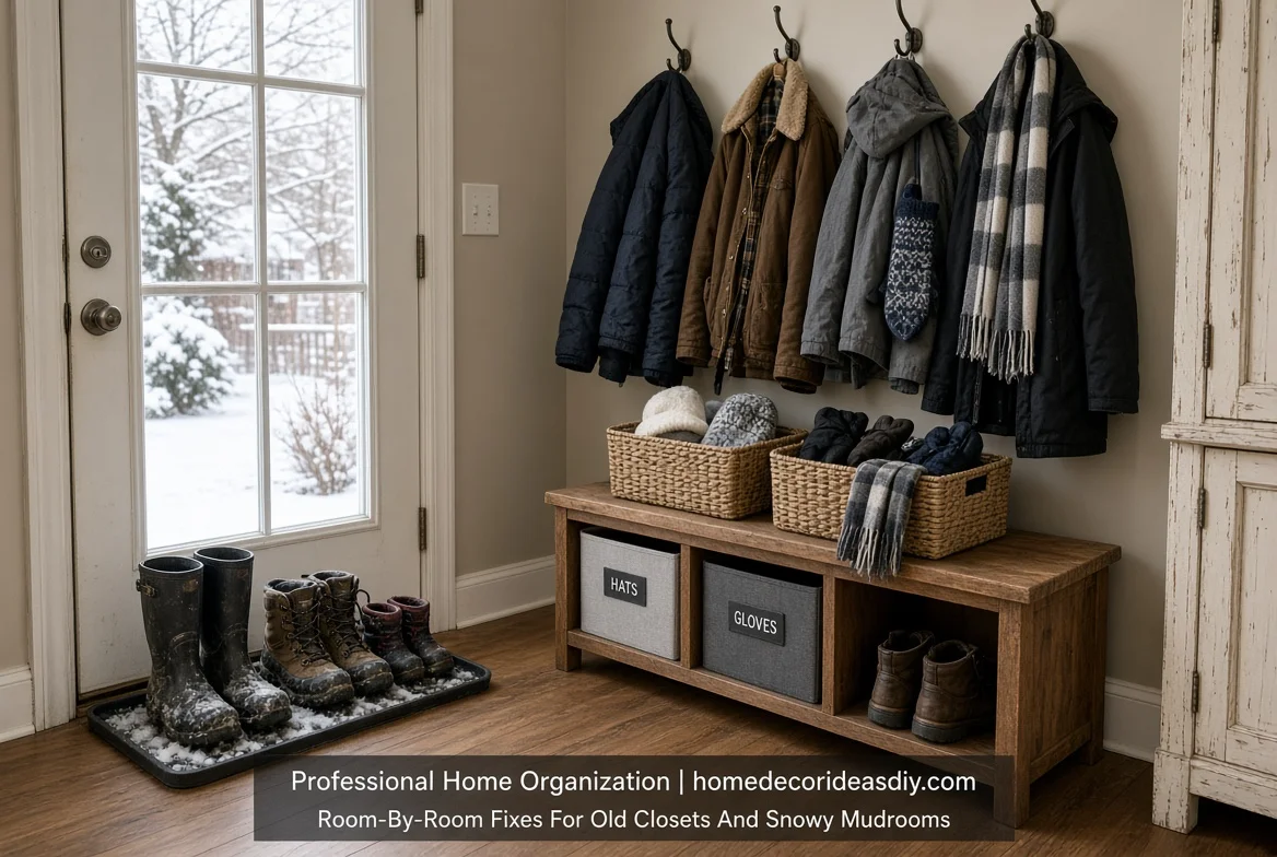 Professional Home Organization In Downers Grove, IL: Room-By-Room Fixes For Old Closets And Snowy Mudrooms