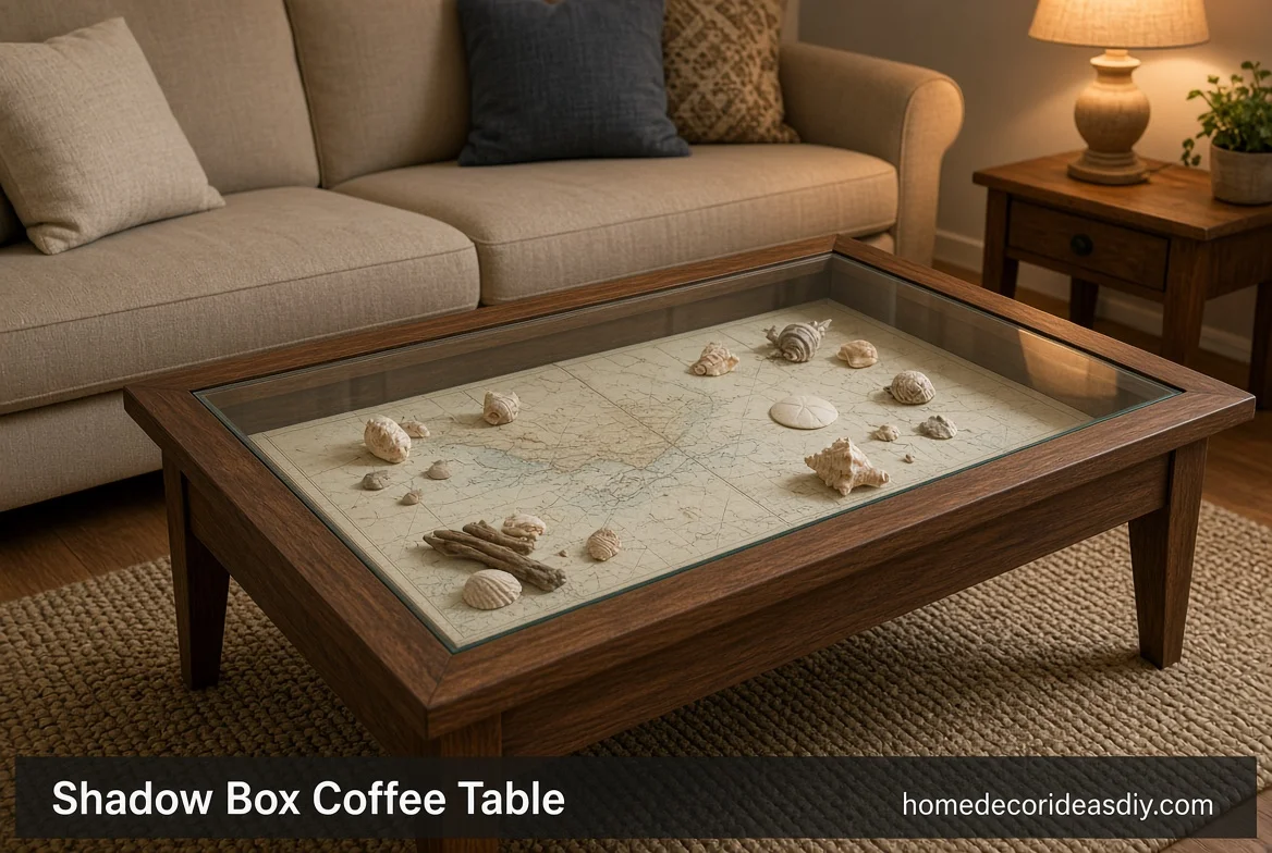 Shadow Box Coffee Table Ideas: Measure The Depth First