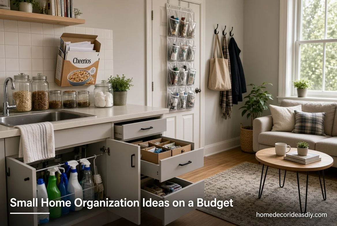 Small Home Organization Ideas on a Budget: Free Fixes First, Then a Few Cheap Buys